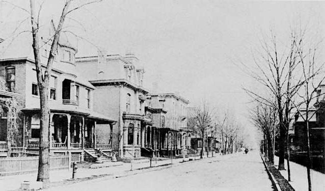 大约1891年的南富兰克林街